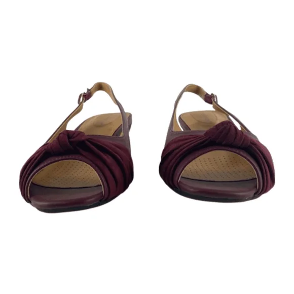 Comfortview women's burgunday sandals size 11W - Picture 6 of 7